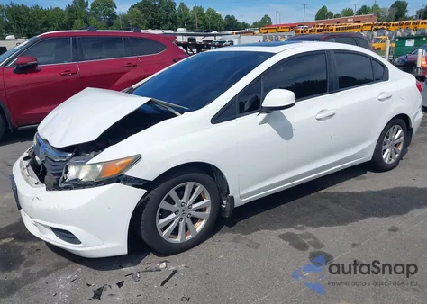 2012 Honda Civic Ex z USA, uszkodzony, nr VIN 2HGFB2F80CH549194